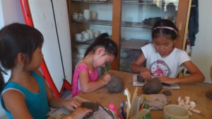 鎌倉アミサマーセミナー陶芸教室7