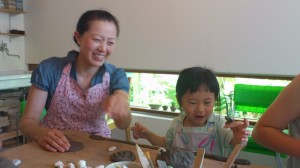 鎌倉アミサマーセミナー陶芸教室8